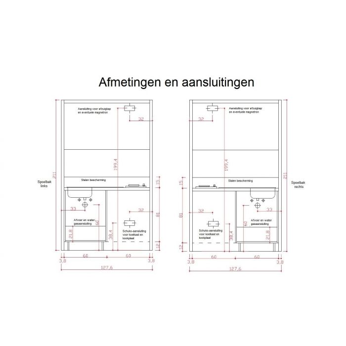 Mini Keuken Compleet Met Apparatuur Snel Geleverd Kitchenettesdirect Nl