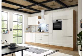 Meister Premium complete keuken Mare - 370 cm - Met hoge koelkast