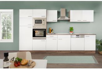 Zelfbouw keuken Meister New York 340cm incl. apparatuur in wit