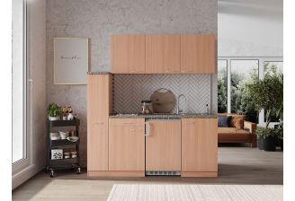 Keuken 180 cm beuken KB180BBC voorkant
