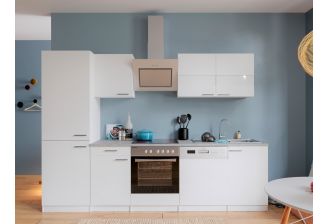 Respekta-Complete-keuken-280cm-wit-vaatwasser-koelvriescombi-oven-afzuigkap-wit
