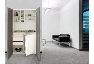 Kitchenette Meister 10C kastkeuken met kookplaat en koelkast