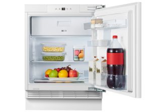 Exquisit onderbouw koelkast met vriesvak open gevuld