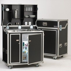 Pro-Art koffer keuken met klep zwart